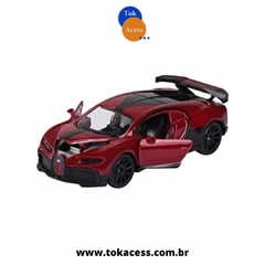 1:64 MAJORETTE SORT. DELUXE C/ BOX - Bugatti Chiron Pur Sport (vinho) - comprar online