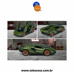 1:64 MAJORETTE SORT. DELUXE C/ BOX - Lamborghini Sián FKP 37 Verde - loja online