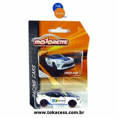 1:64 Majorette - Racing Cars - Toyota GT86 branco e azul