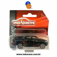 1:64 MAJORETTE - Pickup Toyota Hilux Revo preta - Street Cars