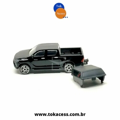 1:64 MAJORETTE - Pickup Toyota Hilux Revo preta - Street Cars na internet