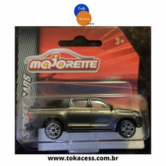 1:64 MAJORETTE - Pickup Toyota Hilux Revo cinza grafite - Street Cars