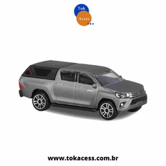 1:64 MAJORETTE - Pickup Toyota Hilux Revo cinza grafite - Street Cars - comprar online