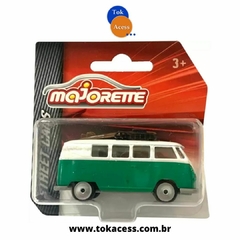 1:64 MAJORETTE - VOKSWAGEN T1 BUS Verde e Branca Surf - Street Cars