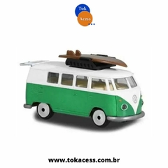 1:64 MAJORETTE - VOKSWAGEN T1 BUS Verde e Branca Surf - Street Cars - comprar online