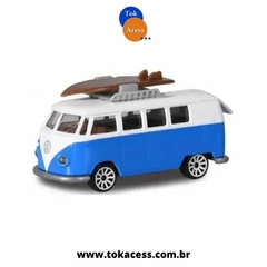 1:64 MAJORETTE - VOKSWAGEN T1 BUS Azul e Branca Surf - Street Cars - comprar online