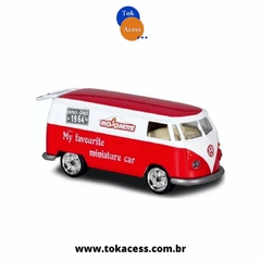 1:64 MAJORETTE - VOKSWAGEN T1 BUS Vermelha e Branca My Favourite - Street Cars - comprar online