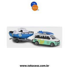 1:64 MAJORETTE - Trailer - Van Volkswagen T6 e Trailer Barco - comprar online