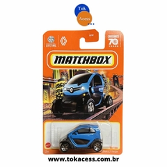 1:64 MATCHBOX - 70 Years - 2023 Basic Renault Twizy Lagoon Blue