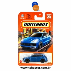 Miniatura 1:64 Matchbox - 70 anos - Porsche Cayenne Turbo Azul