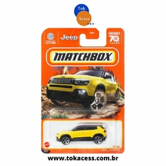 Miniatura 1:64 Matchbox - 70 anos - Jeep Avenger Amarelo