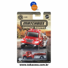 Miniatura 1:64 Matchbox - 70 anos - Conty Rescue - Freightliner M2 106