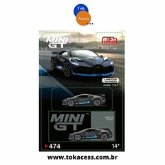 1:64 MINI GT - Bugatti Divo Presentation Matte Grey Model 474