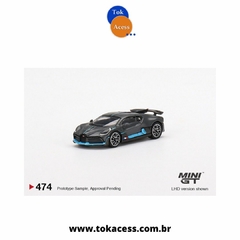 1:64 MINI GT - Bugatti Divo Presentation Matte Grey Model 474 - comprar online