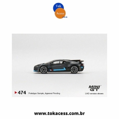 1:64 MINI GT - Bugatti Divo Presentation Matte Grey Model 474 - Tok Acess