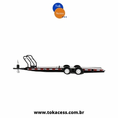 Miniatura 1:64 MINI GT - Car Hauler Trailer Type B Black - Reboque #AC19 na internet