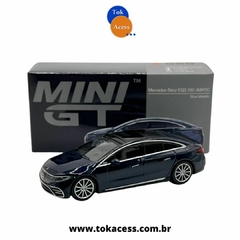 Miniatura 1:64 MINI GT - Mercedes Benz EQS 580 4 Matic Black #694