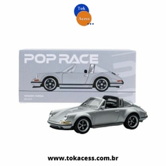 1:64 Pop Race - Porsche 911 (964) Singer Targa Silver