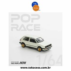 Miniatura 1:64 Pop Race - Golf GTI MK2 - PR64-71 - Branca na internet