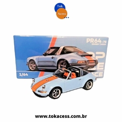 Miniatura 1:64 Pop Race - Porsche GULF Singer Targa - PR64-78