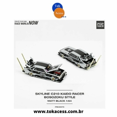 Miniatura 1:64 Pop Race - Skyline C210 Bosozoku Style - PR64-73