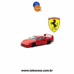 Miniatura 1:64 Tarmac Works - Ferrari F40 Vermelha na internet