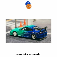 Imagem do Miniatura 1:64 Tarmac Works - VERTEX Nissan Silvia (S15) FALKEN