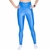 Calça Legging Cirrê Gloss Disco Cintura alta Ozzo Azul Bic