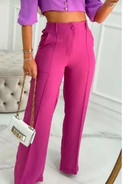 Calça Debora Rosa Chiclete - comprar online