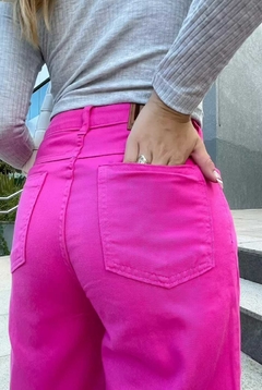 Calça Wide Leg Rosa na internet