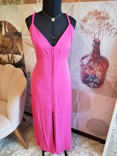 Vestido Botões Pink