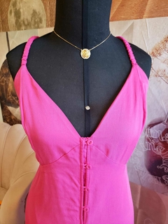 Vestido Botões Pink - comprar online