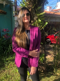 Maxi Blazer Jade Roxo