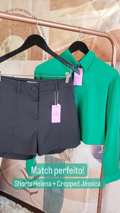 Shorts Alfaiataria Helena Preto - comprar online