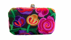 CLUTCH TECIDO BORDADO FLOWERS