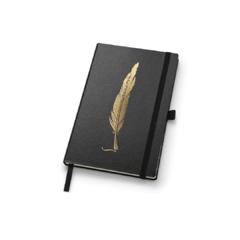 CADERNO PAPERTALK PAUTADO NOIR MAXI