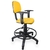 Cadeira Caixa Couro Ecológico Amarelo Com Braço - comprar online