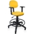 Cadeira Caixa Couro Ecológico Amarelo Com Braço - Moveis para Escritório Curitiba | Cadeira de Escritório Paraná
