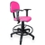Cadeira Caixa Couro Ecológico Rosa Com Braço - comprar online