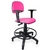 Cadeira Caixa Couro Ecológico Rosa Com Braço - Moveis para Escritório Curitiba | Cadeira de Escritório Paraná