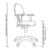 Cadeira Ergonômica NR17 Tecido Cinza Com Preto - Moveis para Escritório Curitiba | Cadeira de Escritório Paraná