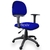 Cadeira Executiva Jserrano Azul Royal com Braço Regulável