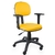 Cadeira Secretária Couro Ecológico Amarelo Com Braço - Moveis para Escritório Curitiba | Cadeira de Escritório Paraná