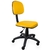 Cadeira Secretária Couro Ecológico Amarelo