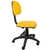 Cadeira Secretária Couro Ecológico Amarelo - comprar online