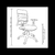 Cadeira Tela Executiva Com Braço Regulável Preta - Moveis para Escritório Curitiba | Cadeira de Escritório Paraná