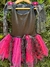 Vestido Infantil Bruxinha - Saia Rosa - Duda Kids Store