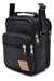 Bolsa Transversal Média Pasta Masculina - preto fosco