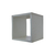 Nicho Decorativo 25x25x15 Cm Em Mdf Branco - loja online