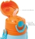 Garrafinha Aluminio Com Canudo Animal Fun Leao 400ml - Buba - comprar online